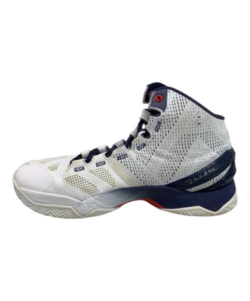 UNDER ARMOUR（アンダーアーマー）UNDER ARMOUR (アンダーアーマー) UNDER ARMOUR ハイカットスニーカー ホワイト サイズ:27㎝の古着・服飾アイテム