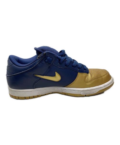 NIKE（ナイキ）NIKE (ナイキ) SUPREME (シュプリーム) NIKE Supreme DUNK LOW スニーカー ネイビー×ゴールド サイズ:26.5㎝の古着・服飾アイテム