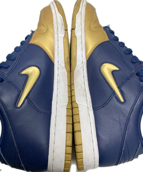 NIKE（ナイキ）NIKE (ナイキ) SUPREME (シュプリーム) NIKE Supreme DUNK LOW スニーカー ネイビー×ゴールド サイズ:26.5㎝の古着・服飾アイテム