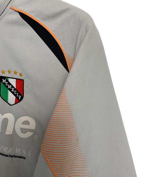 SUPREME（シュプリーム）Supreme (シュプリーム) UMBRO (アンブロ) Supreme UMBRO トラックジャケット グレー×オレンジ サイズ:XLの古着・服飾アイテム