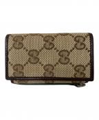 GUCCIグッチ）の古着「GUCCI キーケース」｜ブラウン×ベージュ