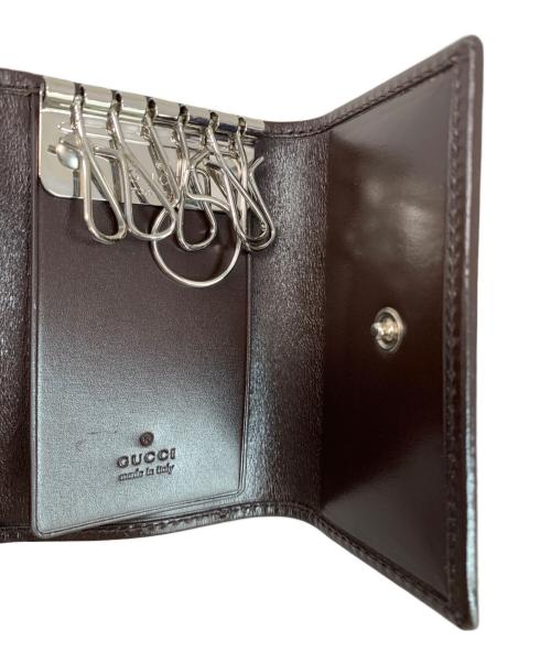 GUCCI（グッチ）GUCCI (グッチ) GUCCI キーケース ブラウン×ベージュの古着・服飾アイテム