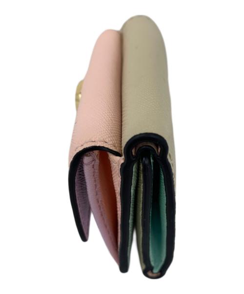 MARC JACOBS（マークジェイコブズ）MARC JACOBS (マークジェイコブス) MARC JACOBS 3つ折り財布 ピンクベージュの古着・服飾アイテム