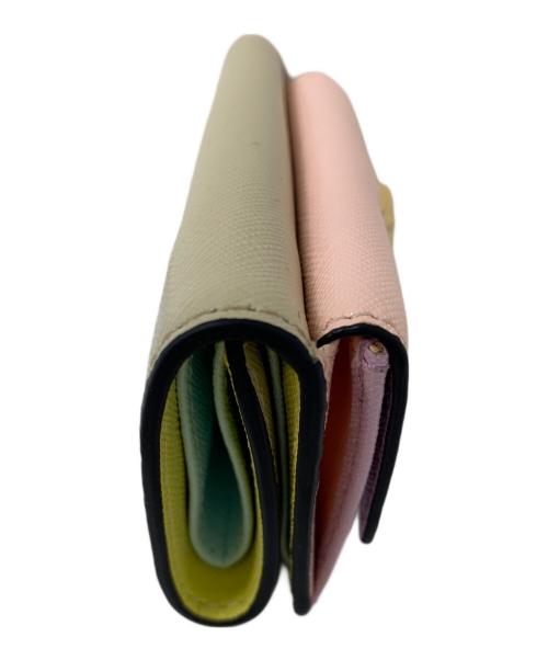 MARC JACOBS（マークジェイコブズ）MARC JACOBS (マークジェイコブス) MARC JACOBS 3つ折り財布 ピンクベージュの古着・服飾アイテム