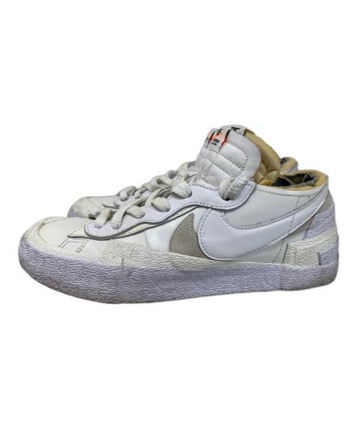 NIKE（ナイキ）NIKE (ナイキ) sacai (サカイ) NIKE sacai BLAZER LOW スニーカー ホワイト サイズ:26㎝の古着・服飾アイテム