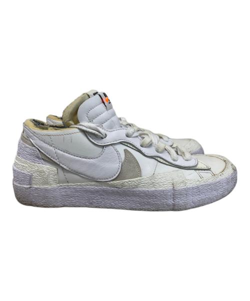 NIKE（ナイキ）NIKE (ナイキ) sacai (サカイ) NIKE sacai BLAZER LOW スニーカー ホワイト サイズ:26㎝の古着・服飾アイテム