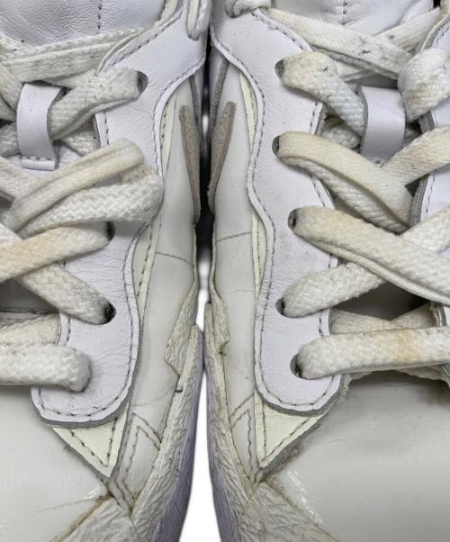 NIKE（ナイキ）NIKE (ナイキ) sacai (サカイ) NIKE sacai BLAZER LOW スニーカー ホワイト サイズ:26㎝の古着・服飾アイテム