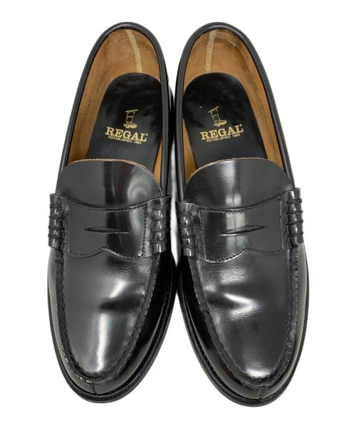 REGAL（リーガル）REGAL (リーガル) REGAL ローファー ブラック サイズ:24.5cmの古着・服飾アイテム