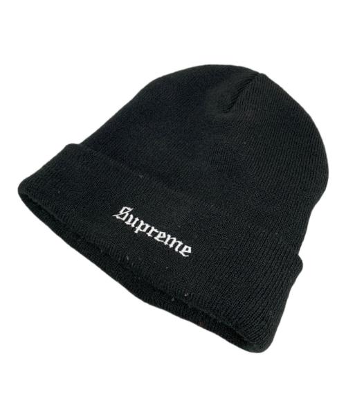 SUPREME（シュプリーム）Supreme (シュプリーム) Supreme Martin Wong/Wong 8 ニットキャップ ブラックの古着・服飾アイテム