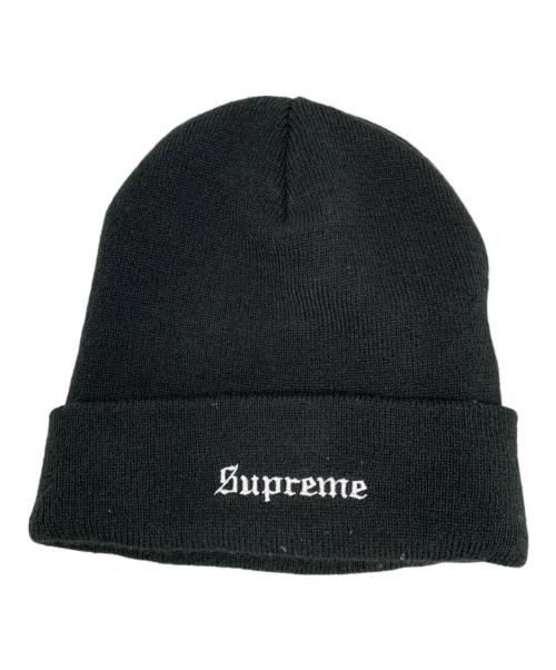 SUPREME（シュプリーム）Supreme (シュプリーム) Supreme Martin Wong/Wong 8 ニットキャップ ブラックの古着・服飾アイテム