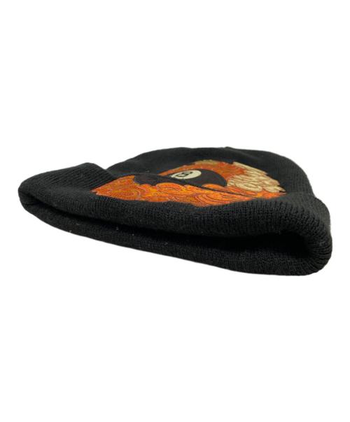 SUPREME（シュプリーム）Supreme (シュプリーム) Supreme Martin Wong/Wong 8 ニットキャップ ブラックの古着・服飾アイテム