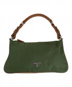 PRADAプラダ）の古着「PRADA ワンショルダーバッグ」｜グリーン
