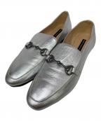 FABIO RUSCONIファビオルスコーニ）の古着「FABIO RUSCONI ローファー」｜シルバー