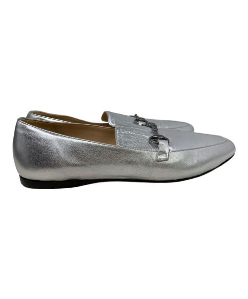 FABIO RUSCONI（ファビオルスコーニ）FABIO RUSCONI (ファビオルスコーニ) FABIO RUSCONI ローファー シルバー サイズ:38の古着・服飾アイテム