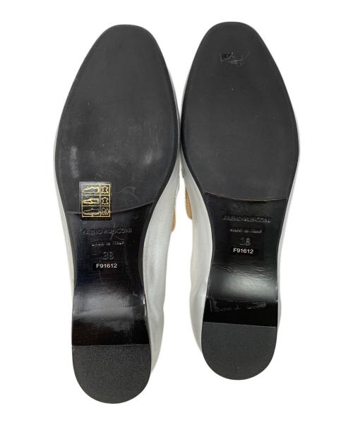 FABIO RUSCONI（ファビオルスコーニ）FABIO RUSCONI (ファビオルスコーニ) FABIO RUSCONI ローファー シルバー サイズ:38の古着・服飾アイテム