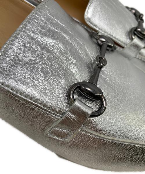 FABIO RUSCONI（ファビオルスコーニ）FABIO RUSCONI (ファビオルスコーニ) FABIO RUSCONI ローファー シルバー サイズ:38の古着・服飾アイテム