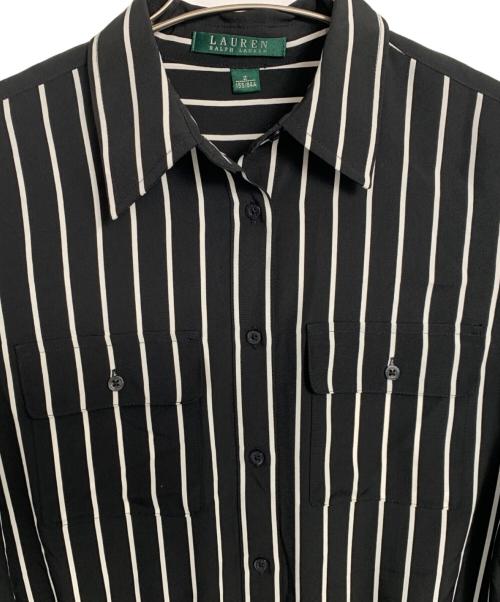 LAUREN RALPH LAUREN（ローレンラルフローレン）LAUREN RALPH LAUREN (ローレンラルフローレン) LAUREN RALPH LAUREN 長袖ワンピース ブラック サイズ:2の古着・服飾アイテム