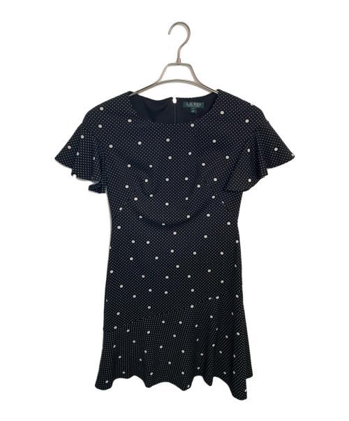 LAUREN RALPH LAUREN（ローレンラルフローレン）LAUREN RALPH LAUREN (ローレンラルフローレン) LAUREN RALPH LAUREN ノースリーブ・キャミソールワンピース ブラック サイズ:2の古着・服飾アイテム