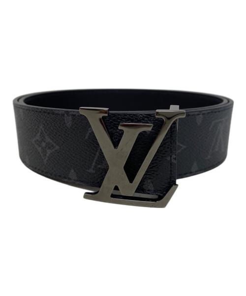 LOUIS VUITTON（ルイ ヴィトン）LOUIS VUITTON (ルイ ヴィトン) LOUIS VUITTON LVイニシャル 40MN リバーシブル モノグラム・エクリプス ベルト ブラックの古着・服飾アイテム