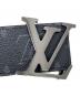 中古・古着 LOUIS VUITTON (ルイ ヴィトン) LOUIS VUITTON LVイニシャル 40MN リバーシブル モノグラム・エクリプス ベルト ブラック：55000円