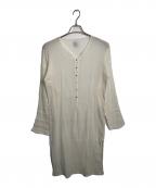 ateliers francais de confectionル アトリエフランセ デ コンフェクション）の古着「Ateliers Francais de Confection 長袖ワンピース」｜ベージュ