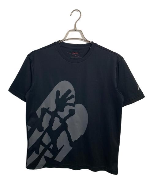 GRAMICCI（グラミチ）GRAMICCI (グラミチ) NEW BALANCE (ニューバランス) GRAMICCI NEW BALANCE 半袖カットソー ブラック サイズ:Sの古着・服飾アイテム