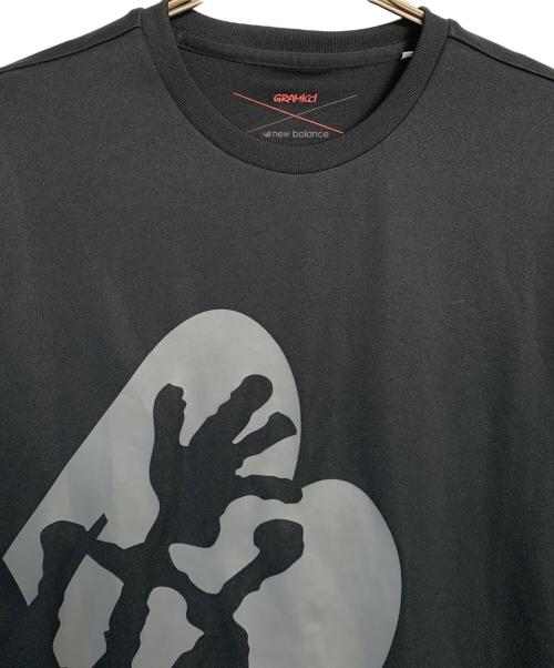 GRAMICCI（グラミチ）GRAMICCI (グラミチ) NEW BALANCE (ニューバランス) GRAMICCI NEW BALANCE 半袖カットソー ブラック サイズ:Sの古着・服飾アイテム