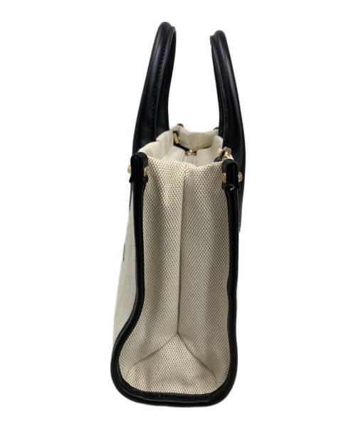 MICHAEL KORS（マイケル・コース）MICHAEL KORS (マイケルコース) MICHAEL KORS ハンドバッグ ベージュ×ブラックの古着・服飾アイテム