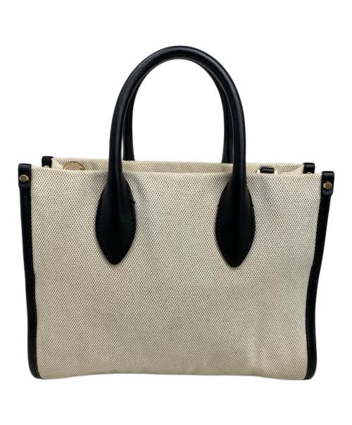 MICHAEL KORS（マイケル・コース）MICHAEL KORS (マイケルコース) MICHAEL KORS ハンドバッグ ベージュ×ブラックの古着・服飾アイテム