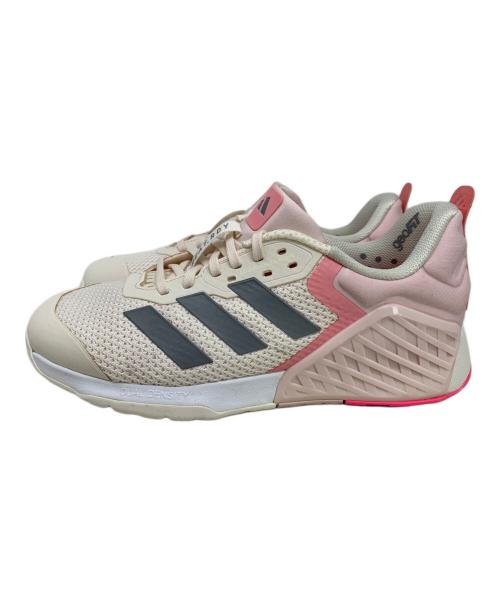 adidas（アディダス）adidas (アディダス) adidas DROPSET 3 ランニングシューズ ピンク×ベージュ サイズ:26㎝の古着・服飾アイテム