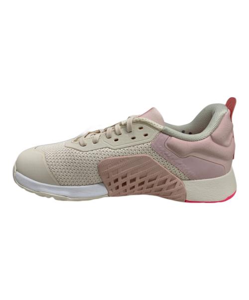 adidas（アディダス）adidas (アディダス) adidas DROPSET 3 ランニングシューズ ピンク×ベージュ サイズ:26㎝の古着・服飾アイテム