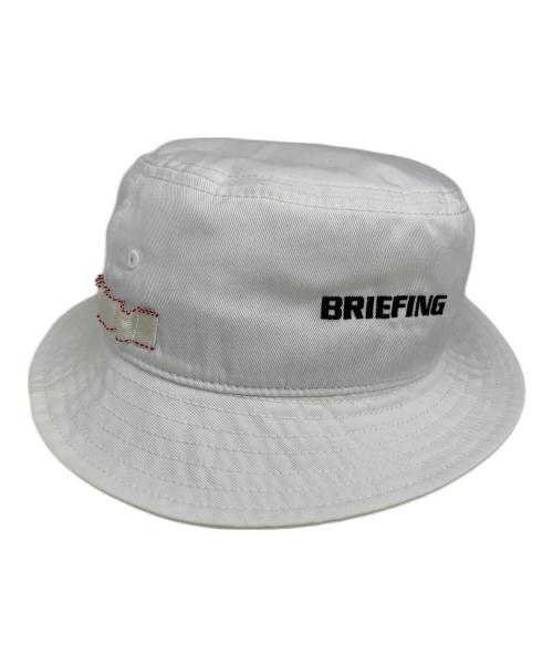 BRIEFING（ブリーフィング）BRIEFING (ブリーフィング) BRIEFING バケットハット ホワイト サイズ:Lの古着・服飾アイテム