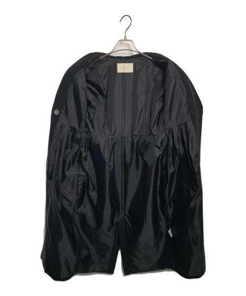 eimy istoire（エイミーイストワール）eimy istoire (エイミーイストワール) eimy istoire ピークドラペルコクーンコート ブラック サイズ:Sの古着・服飾アイテム