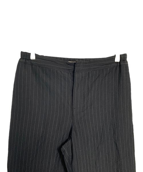 MARGARET HOWELL（マーガレットハウエル）MARGARET HOWELL (マーガレットハウエル) MARGARET HOWELL WOOL LINEN PINSTRIPE パンツ ブラック サイズ:2の古着・服飾アイテム