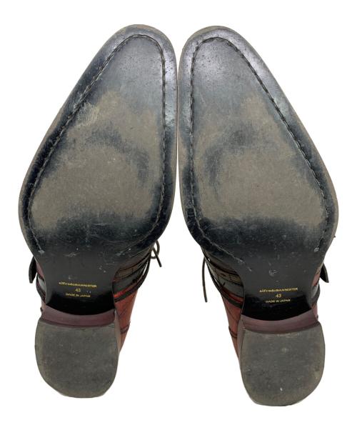 Alfredo BANNISTER（アルフレッドバニスター）alfredo BANNISTER (アルフレッドバニスター) alfredo BANNISTER レザーシューズ ブラウン サイズ:43の古着・服飾アイテム