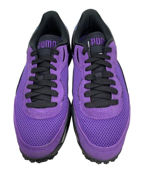 PUMA（プーマ）PUMA (プーマ) PUMA STYLE RIDER PETROL SPILL ローカットスニーカー ブラック×パープル サイズ:26.5㎝の古着・服飾アイテム
