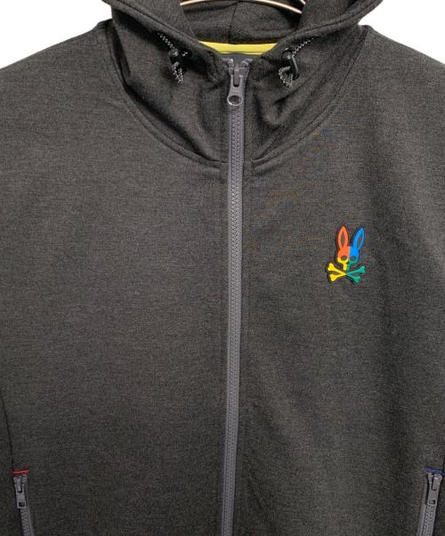 Psycho Bunny（サイコ バニー）Psycho Bunny (サイコ バニー) Psycho Bunny ジップパーカー ブラック サイズ:-の古着・服飾アイテム