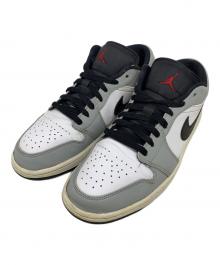 NIKE（ナイキ）の古着「NIKE AIR JORDAN 1 LOW "LIGHT SMOKE GREY" ローカットスニーカー」｜グレー×ホワイト