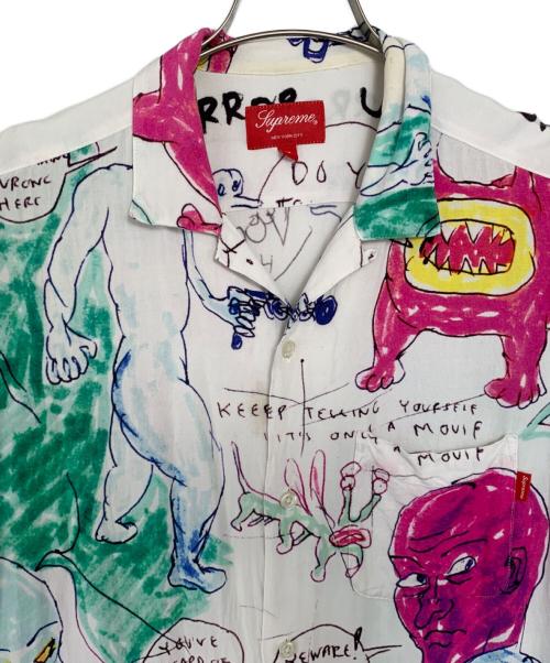 SUPREME（シュプリーム）SUPREME (シュプリーム) Supreme 半袖シャツ ホワイト サイズ:Mの古着・服飾アイテム