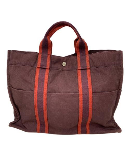 HERMES（エルメス）HERMES (エルメス) HERMES フル―トゥ トートバッグ ブラウンの古着・服飾アイテム