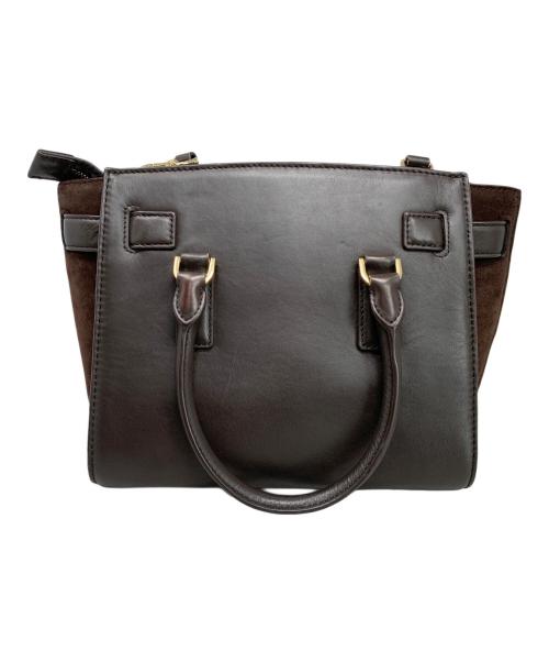 MICHAEL KORS（マイケル・コース）MICHAEL KORS (マイケルコース) MICHAEL KORS 2WAYバッグ ブラウン×ブラックの古着・服飾アイテム