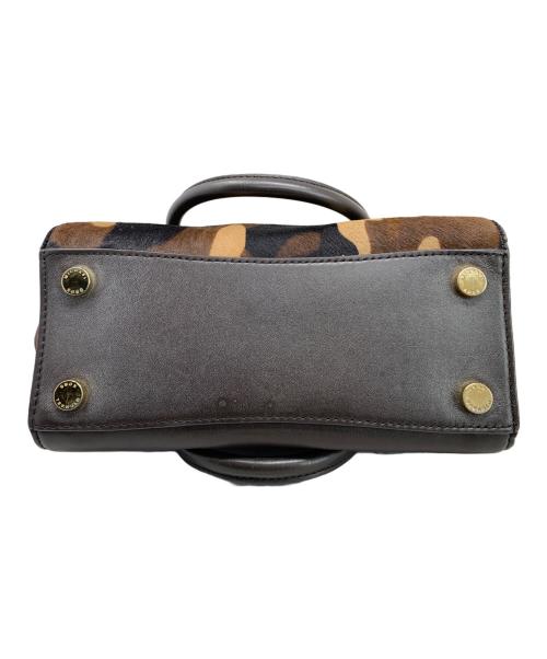 MICHAEL KORS（マイケル・コース）MICHAEL KORS (マイケルコース) MICHAEL KORS 2WAYバッグ ブラウン×ブラックの古着・服飾アイテム