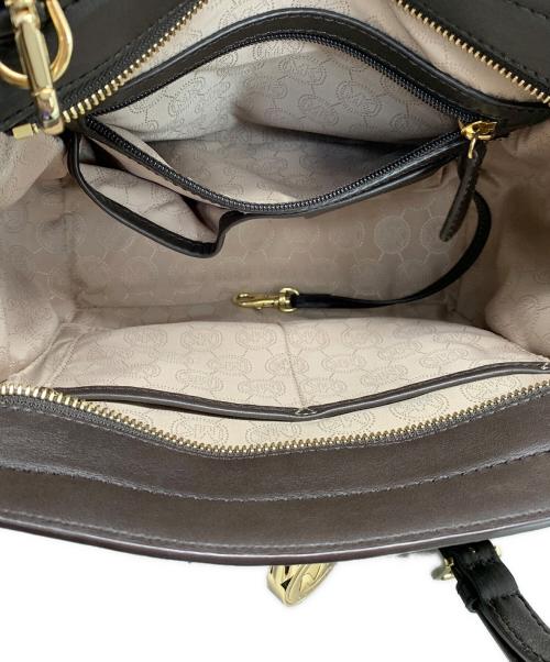 MICHAEL KORS（マイケル・コース）MICHAEL KORS (マイケルコース) MICHAEL KORS 2WAYバッグ ブラウン×ブラックの古着・服飾アイテム