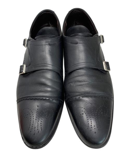 REGAL（リーガル）REGAL (リーガル) REGAL ダブルモンクストラップシューズ ブラック サイズ:26 1/2の古着・服飾アイテム