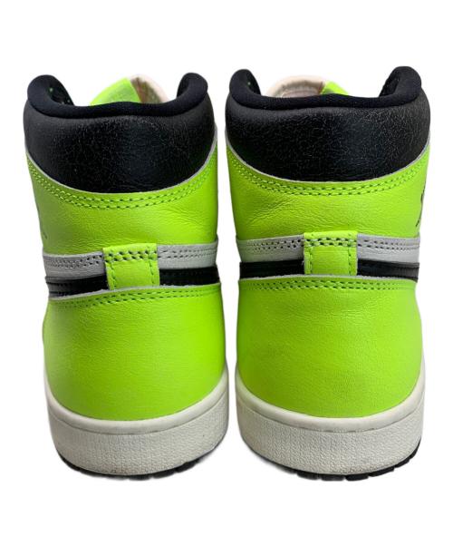 NIKE（ナイキ）NIKE (ナイキ) NIKE AIR JORDAN 1 RETRO HIGH OG スニーカー ホワイト×ライトグリーン サイズ:27.5cmの古着・服飾アイテム