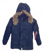 ALPHAアルファ）の古着「フライトジャケット」｜ネイビー