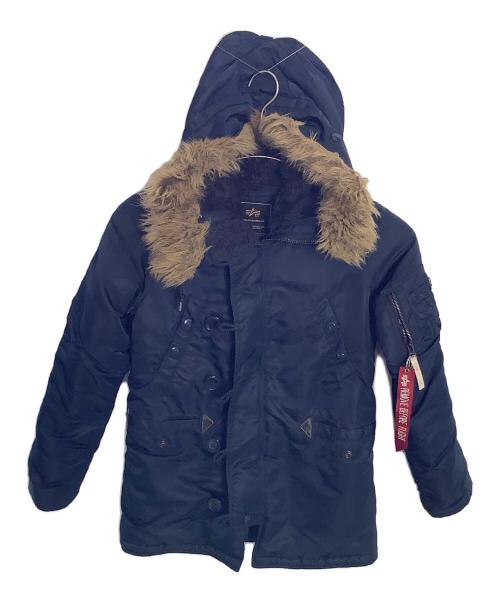 ALPHA（アルファ）ALPHA (アルファ) フライトジャケット ネイビー サイズ:Sの古着・服飾アイテム