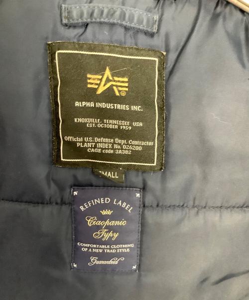 ALPHA（アルファ）ALPHA (アルファ) フライトジャケット ネイビー サイズ:Sの古着・服飾アイテム