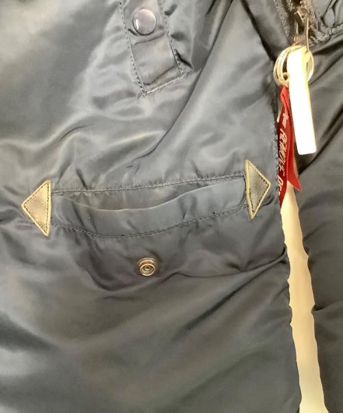 ALPHA（アルファ）ALPHA (アルファ) フライトジャケット ネイビー サイズ:Sの古着・服飾アイテム