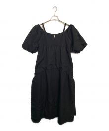 RAY BEAMS（レイ ビームス）の古着「RAY BEAMS 半袖ワンピース」｜ブラック
